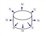 図：ラジアル(放射)配向